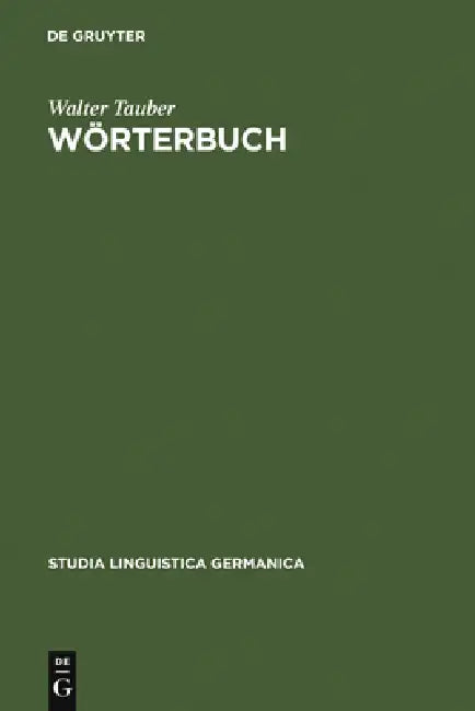 Buy Wörterbuch (English, Walter Tauber) — BookShops.in