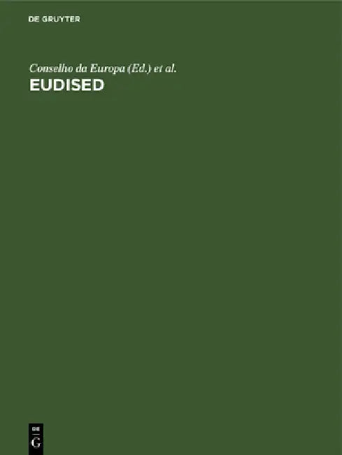Buy Eudised (English, Conselho Da Europa | Comm Das Comunidades Europ | Jean Viet) — BookShops.in