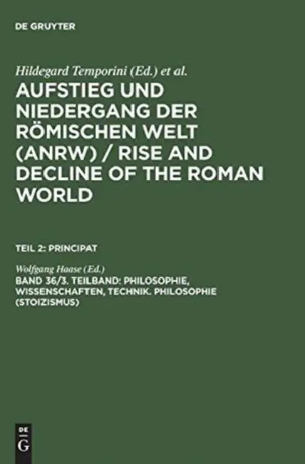 Buy Philosophie, Wissenschaften, Technik. Philosophie (Stoizismus) (English, Wolfgang Haase) โ BookShops.in