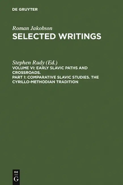 Buy Comparative Slavic Studies. the Cyrillo-Methodian Tradition (English, Roman Jakobson) — BookShops.in