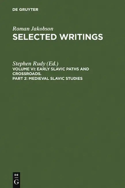 Buy Medieval Slavic Studies (English, Roman Jakobson) — BookShops.in