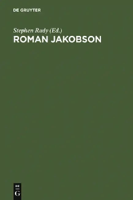 Buy Roman Jakobson (English, Stephen Rudy) โ BookShops.in