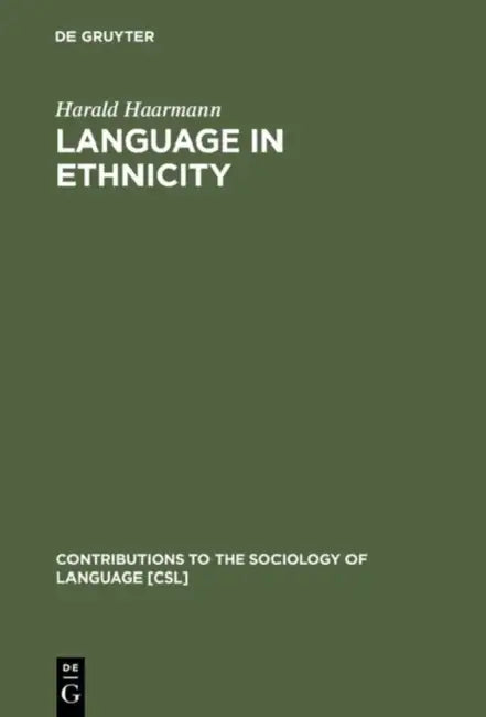 Buy Language in Ethnicity (English, Harald Haarmann) — BookShops.in
