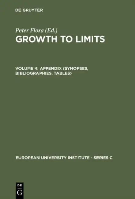 Buy Appendix (Synopses, Bibliographies, Tables) (English, Peter Flora) — BookShops.in