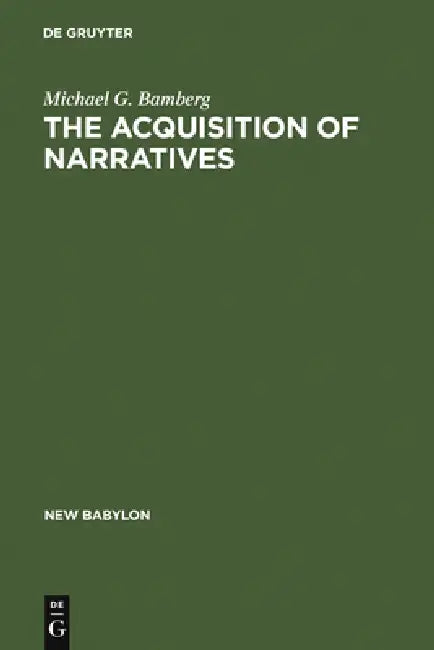 Buy The Acquisition of Narratives (English, Michael G. Bamberg) — BookShops.in