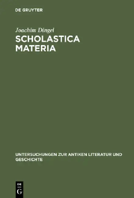 Buy Scholastica Materia (English, Joachim Dingel) — BookShops.in