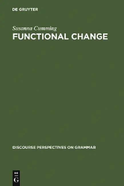 Buy Functional Change (English, Susanna Cumming) — BookShops.in
