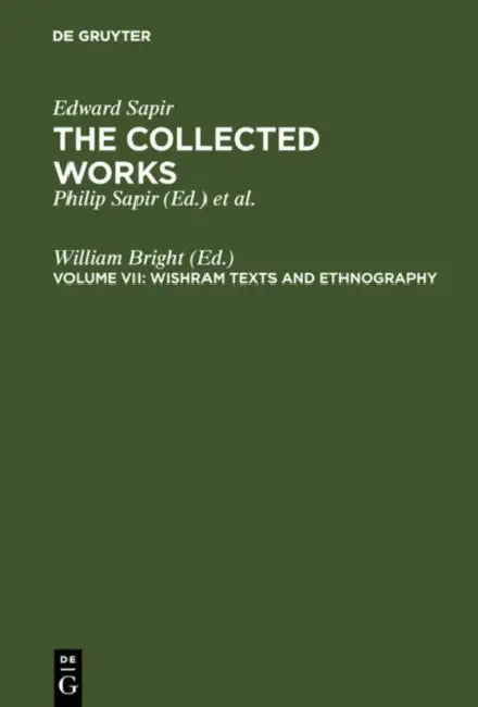 Buy Wishram Texts & Ethnography (English, William Bright) — BookShops.in