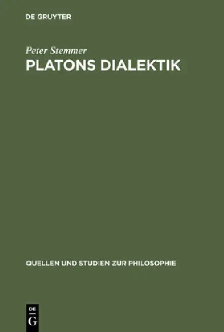 Buy Platons Dialektik (English, Peter Stemmer) — BookShops.in