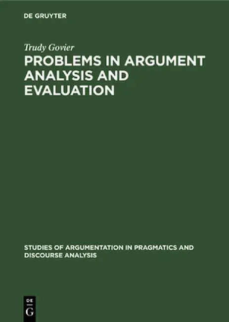 Buy Problems in Argument Analysis and Evaluation (English, Trudy Govier) — BookShops.in