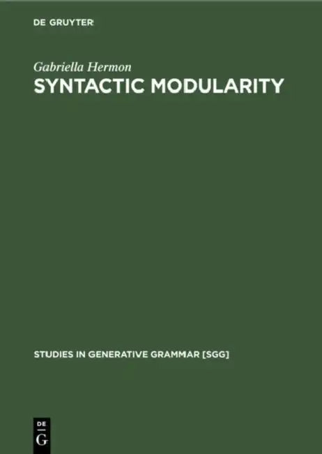 Buy Syntactic Modularity (English, Gabriella Hermon) — BookShops.in