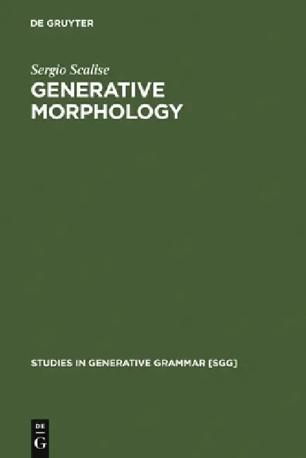 Buy Generative Morphology (English, Sergio Scalise) — BookShops.in