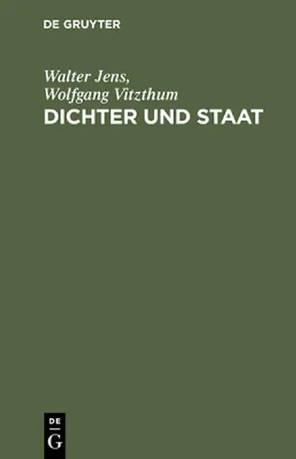 Buy Dichter Und Staat (English, Walter Jens) — BookShops.in