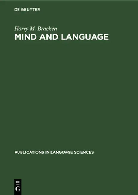 Buy Mind and Language (English, Harry M. Bracken) โ BookShops.in