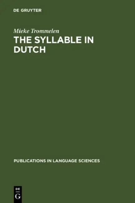 Buy The Syllable in Dutch (English, Mieke Trommelen) — BookShops.in