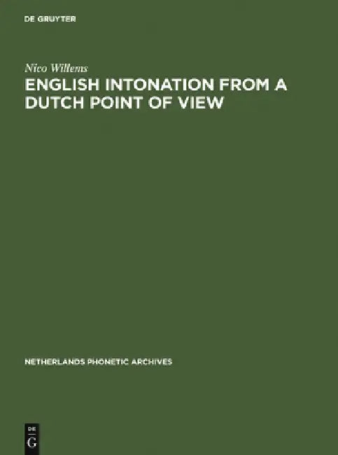 Buy English Intonation from a Dutch Point of View (English, Nico Willems) — BookShops.in