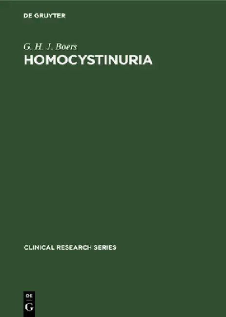 Buy Homocystinuria (English, G. H. J. Boers) β BookShops.in