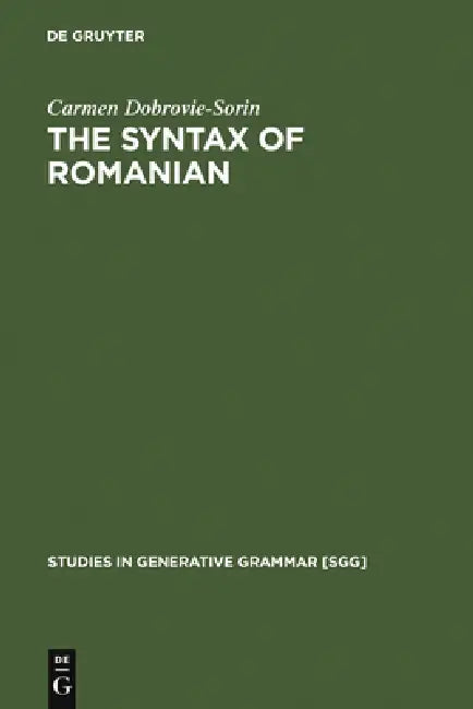 Buy The Syntax of Romanian (English, Carmen Dobrovie-Sorin) — BookShops.in