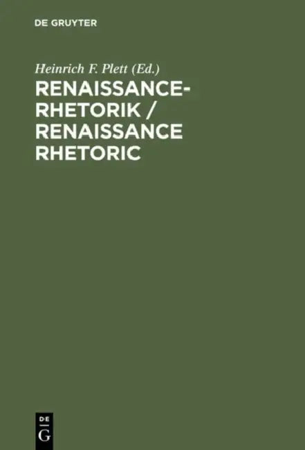 Buy Renaissance-Rhetorik / Renaissance Rhetoric (English, Heinrich F. Plett) — BookShops.in