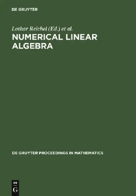 Numerical Linear Algebra: Proceedings of the Conference in Numerical Linear Algebra and Scientific Computation, Kent (Ohio), USA March 13-14, 1992 (De Gruyter Proceedings in Mathematics) view 2