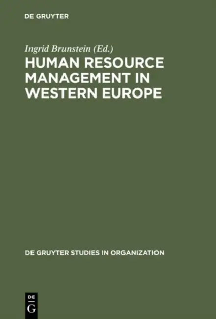 Buy Human Resource Management in Western Europe (English, Ingrid Brunstein) — BookShops.in