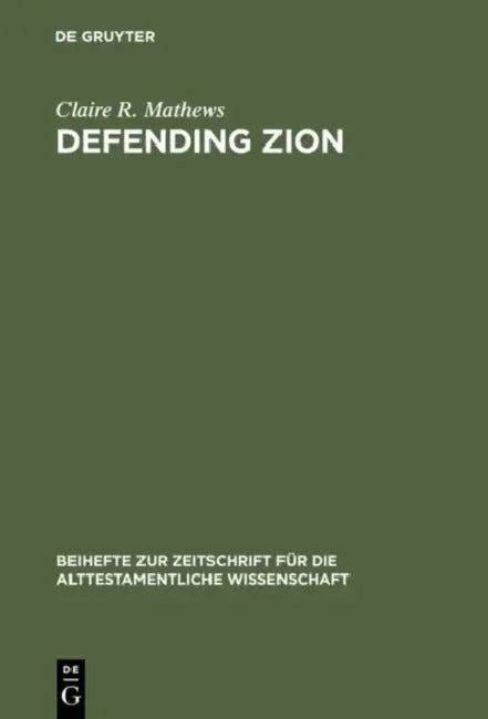 Buy Defending Zion (English, Claire R. Mathews) — BookShops.in