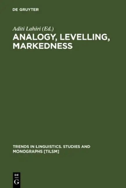 Buy Analogy, Levelling, Markedness (English, Aditi Lahiri) — BookShops.in