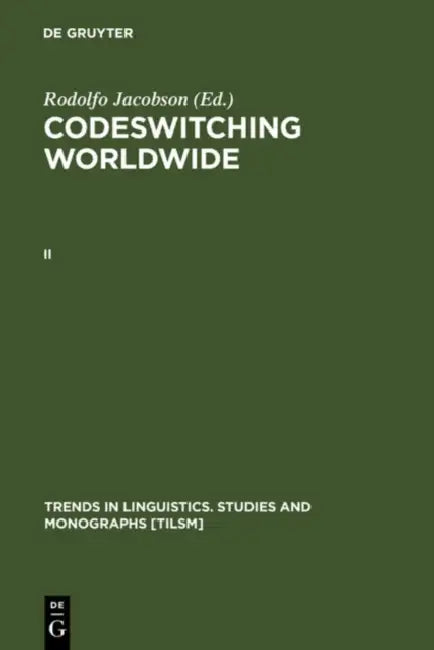 Buy Codeswitching Worldwide. II (English, Rodolfo Jacobson) โ BookShops.in
