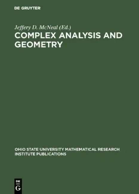 Buy Complex Analysis and Geometry (English, Jeffery D. McNeal) — BookShops.in