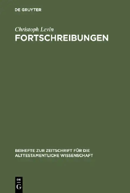 Buy Fortschreibungen (English, Christoph Levin) β BookShops.in