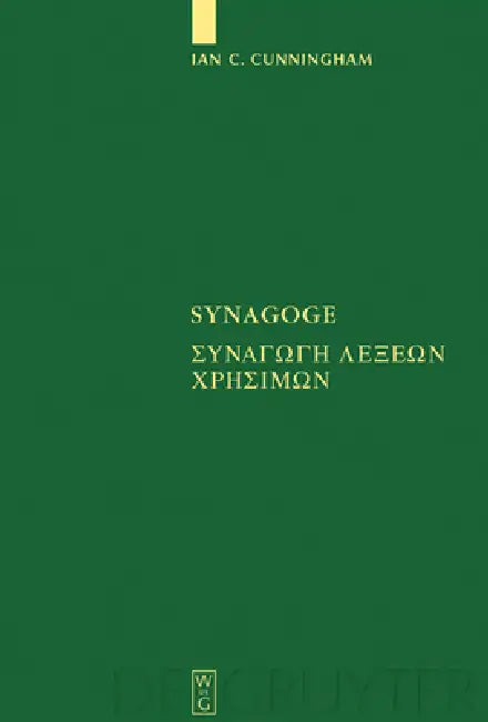 Buy Synagoge (English, Ian C. Cunningham) โ BookShops.in