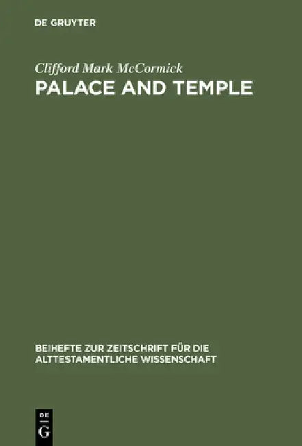 Buy Palace and Temple (English, Clifford Mark McCormick) โ BookShops.in