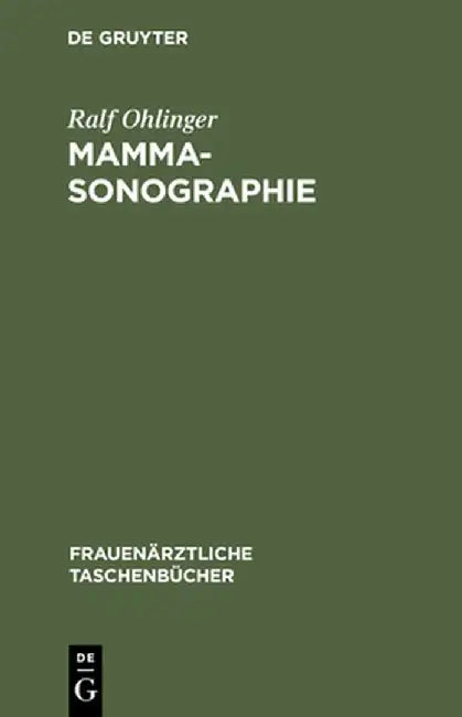 Buy Mammasonographie (English, Ralf Ohlinger) — BookShops.in