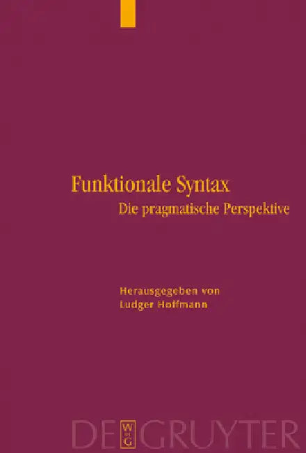 Buy Funktionale Syntax (English, Ludger Hoffmann) — BookShops.in