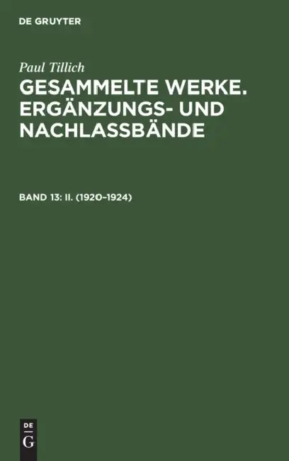 Buy II. (1920-1924) (English, Erdmann Sturm) — BookShops.in