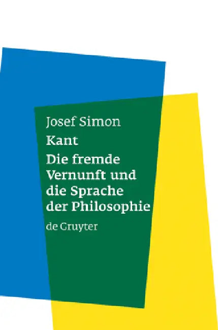 Buy Kant (English, Josef Simon) โ BookShops.in