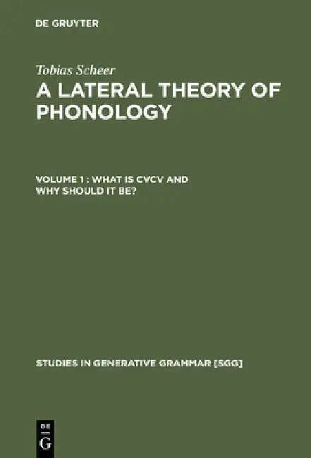 Buy What Is CVCV and Why Should It Be? (English, Tobias Scheer) โ BookShops.in