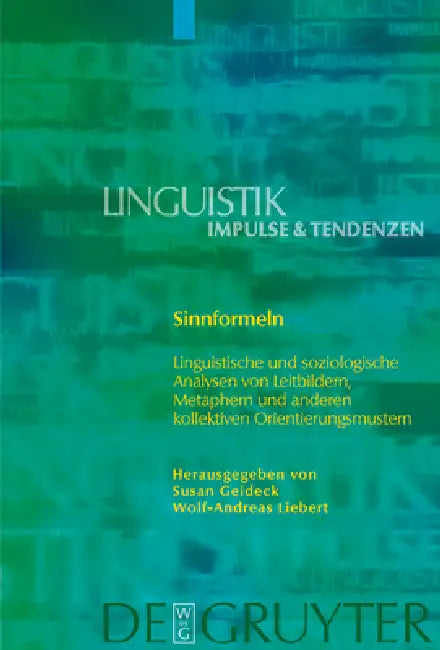 Buy Sinnformeln (English, Susan Geideck | Wolf-Andreas Liebert) — BookShops.in