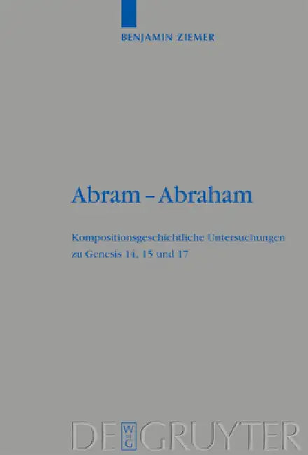 Buy Abram - Abraham (English, Benjamin Ziemer) — BookShops.in