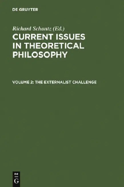 Buy The Externalist Challenge (English, Richard Schantz) — BookShops.in