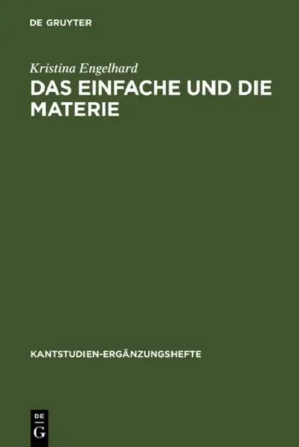 Buy Das Einfache Und Die Materie (English, Kristina Engelhard) β BookShops.in