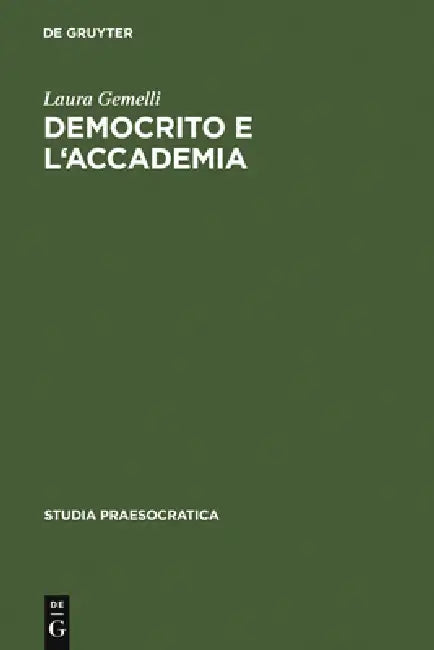 Buy Democrito E L'Accademia (English, Laura Gemelli) — BookShops.in