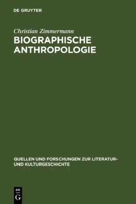 Buy Biographische Anthropologie (English, Christian Zimmermann) — BookShops.in