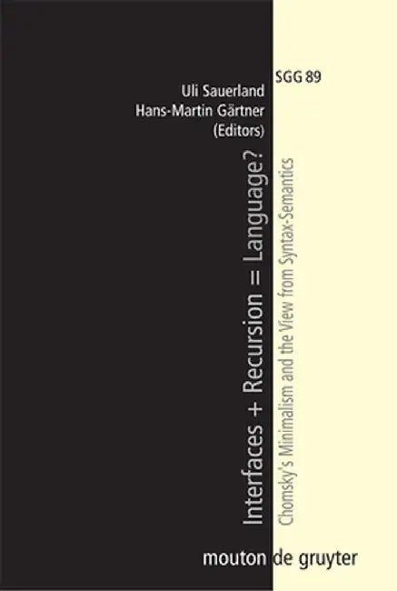 Buy Interfaces + Recursion = Language? (English, Uli Sauerland) — BookShops.in
