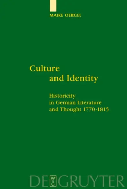 Buy Culture and Identity (English, Maike Oergel) — BookShops.in