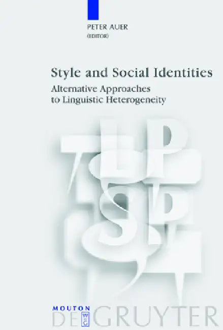 Buy Style and Social Identities (English, Peter Auer) — BookShops.in