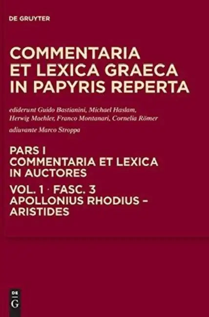 Buy Apollonius Rhodius - Aristides (English, Guido Bastianini | Michael Haslam | Herwig Maehler) — BookShops.in