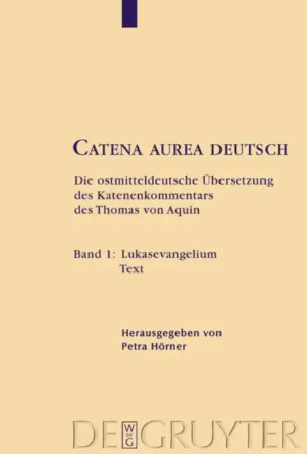 Buy Lukasevangelium (English, Petra Hörner | Thomas Von Aquin) — BookShops.in