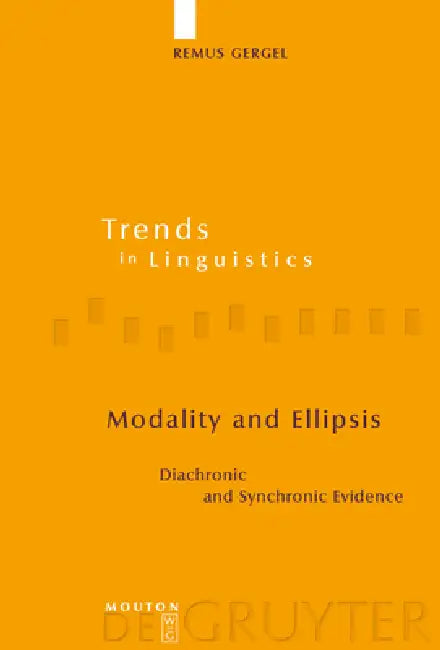 Buy Modality and Ellipsis (English, Remus Gergel) — BookShops.in