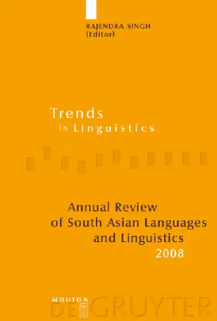 Buy Annual Review of South Asian Languages and Linguistics (English, Rajendra Singh) — BookShops.in